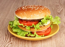 המבורגר דל שומן