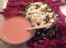 סלט שעועית וסלק